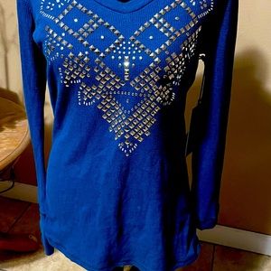 Rock&Roll Cowgirl long sleeve size L shirt very soft material never worn